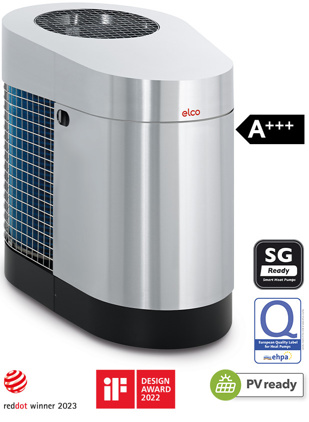 Nachrüstlösung HYBRIDSYSTEM AEROTOP SG Luft-Wasser-Wärmepumpe AEROTOP SG ELCO