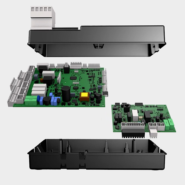 Explosionsansicht eines Steuerungssystems